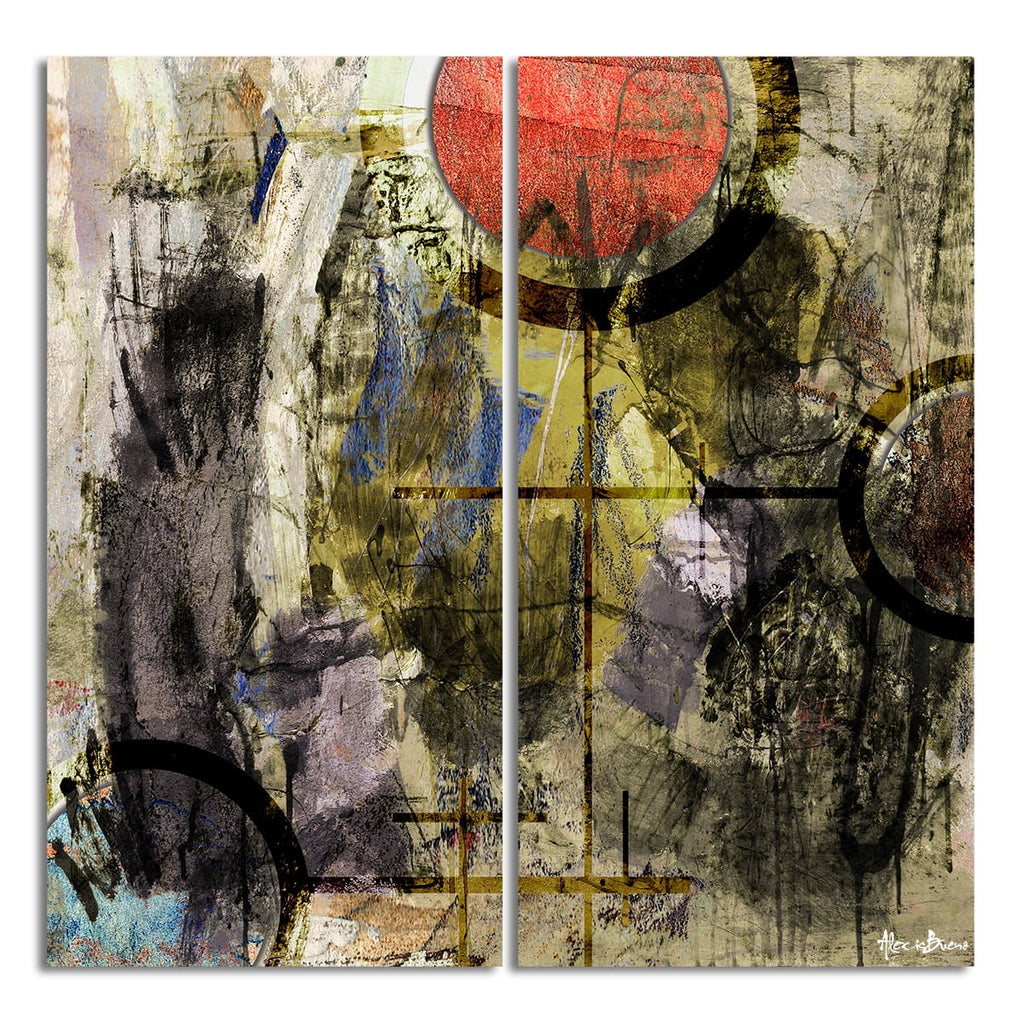 Ready2HangArt  'Bueno Exchange XXXII' 2-Pc Abstract Canvas Art Sizeet