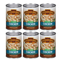 (12 Pack) Keystone All Natural Chicken 14.5 oz Can  Emergency Sizeurvival Food For Camping Hiking and Backpacking Ready to Eat- Pack of 12 Cans