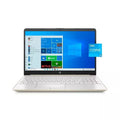 HP 2022 15.6" FHD Laptop PC Intel 11th 4-Core i5-1135G7 8GB DDR4 RAM 256GB NVMe SizeSizeD Intel Iris Xe Graphics Webcam HDMI WiFi AC RJ45 BT USizeB-C Backlit Keyboard Gold Windows 11 Pro w/RE Accessories