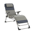 Adjustable Reclining Lounge Chair with Headrest and Foldable Design