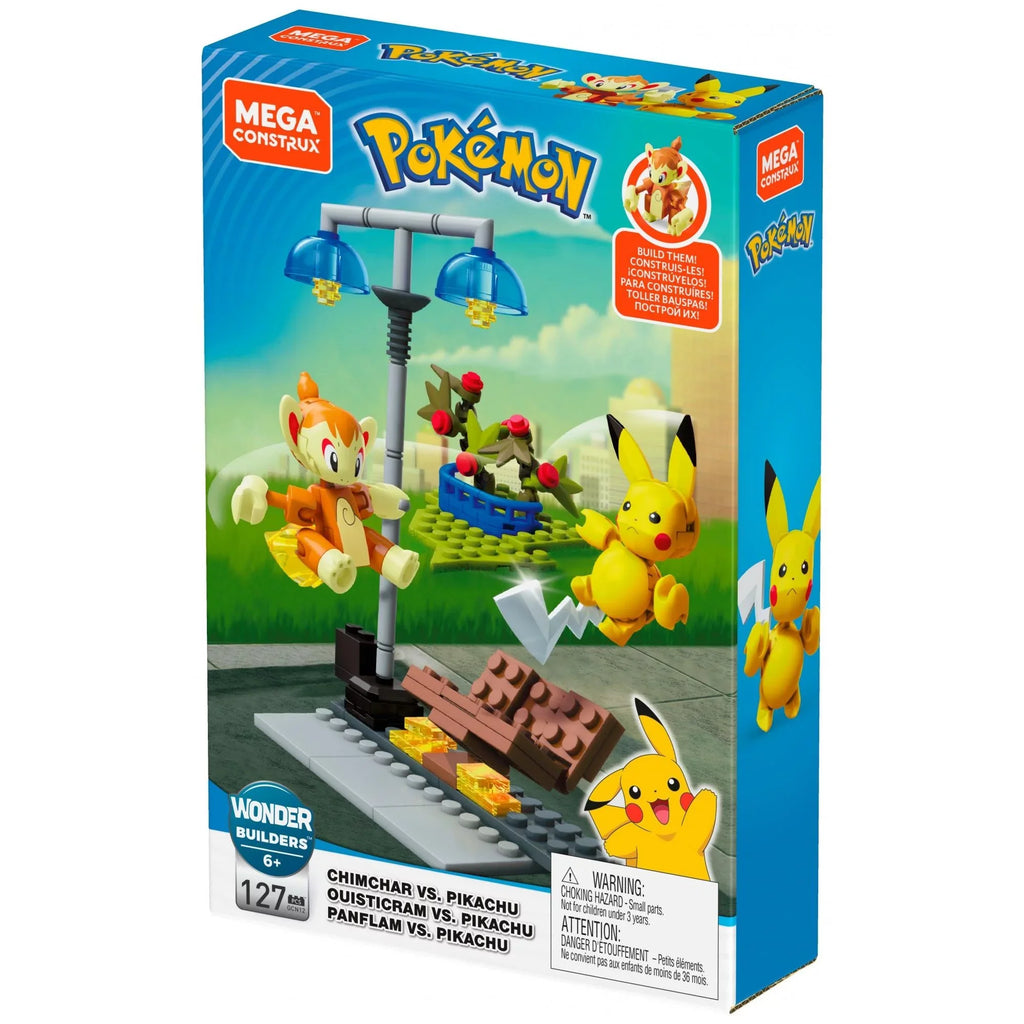MEGA Pokemon Chimchar Vs. Pikachu