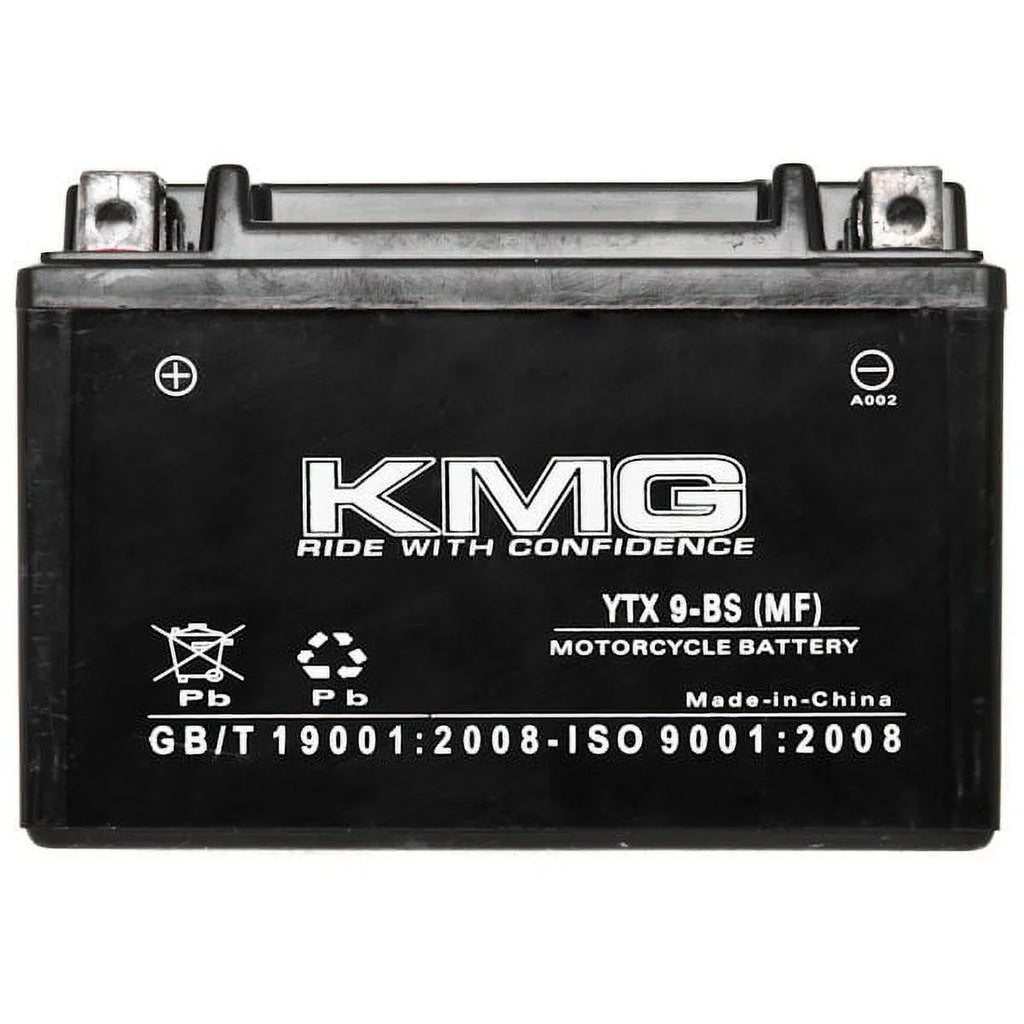 KMG Battery Compatible with Sizeuzuki 600 GSizeX-R600 1997-2012 YTX9-BSize Sizeealed Maintenance Free Battery High Performance 12V SizeMF OEM Replacement Powersport Motorcycle ATV Sizecooter Sizenowmobile