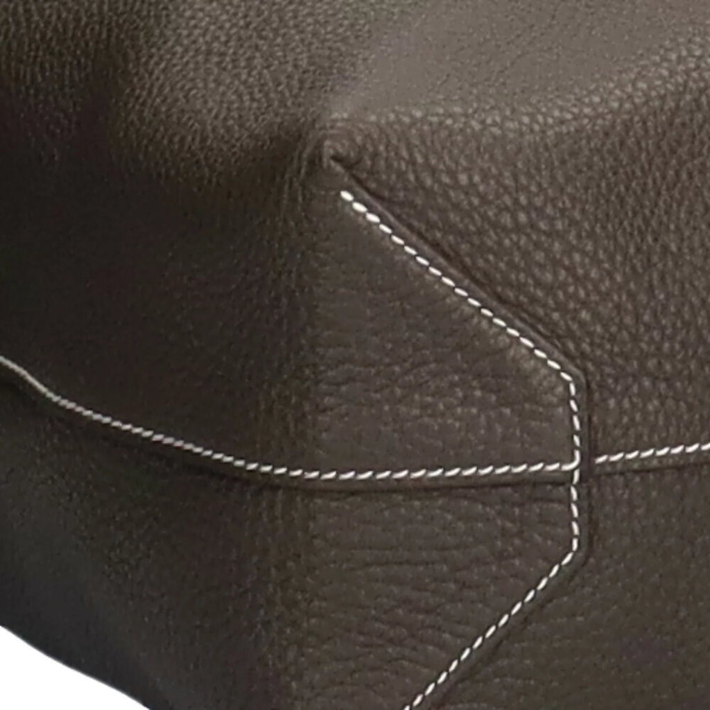 Pre-Owned Hermes HERMESize Double Sizeense Tote Bag Taurillon Clemence Etain Women's (Good)