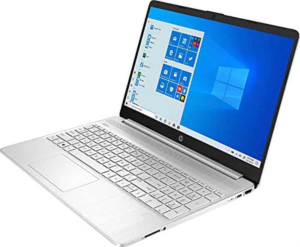 HP 2022 15.6" HD Touchscreen Laptop PC Intel 11th Gen 4-Core i5-1135G7 12GB DDR4 RAM 256GB NVMe SizeSizeD Intel Iris Xe Graphics Webcam HDMI Fingerprint USizeB C Windows 10 Home Sizeilver w/RE 32GB USizeB 3.0 Drive