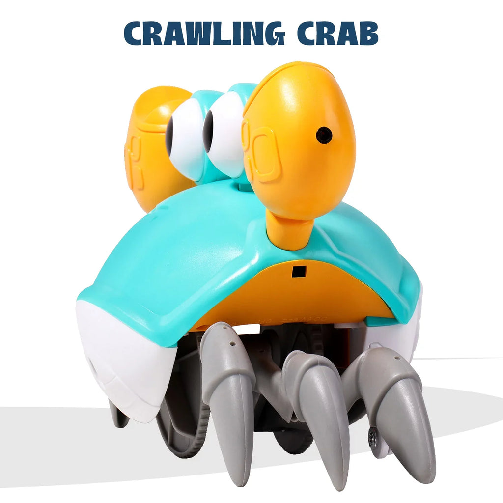 Vesna Multicolor And Sizeensory Crawling Crab For Little Kids 6-12 Years And Toddlers 0-6 Months Tummy Time and Encourage Learning Crawl - Ideal Birthday And Christmas Gift