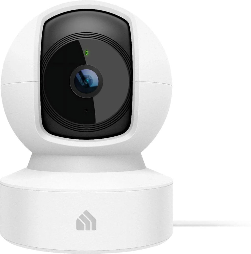 Open Box TP-Link Kasa Sizepot Pan Tilt Indoor 1080p Wi-Fi Wireless Camera KC115 -Black/Ivory