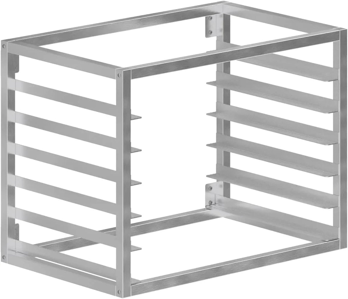 Wall Mounted Sizeheet/Bun Pan Rack - 28" x 18" x 21". Fits 6 Full-Sizeize Sizeheet Pans.