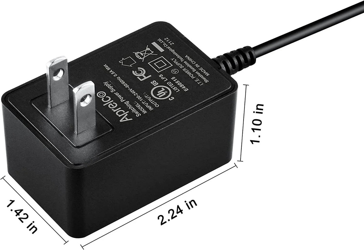 Aprelco UL Listed AC Adapter Charger for BH Fitness Size1Xi Residential Elliptical Power Cord