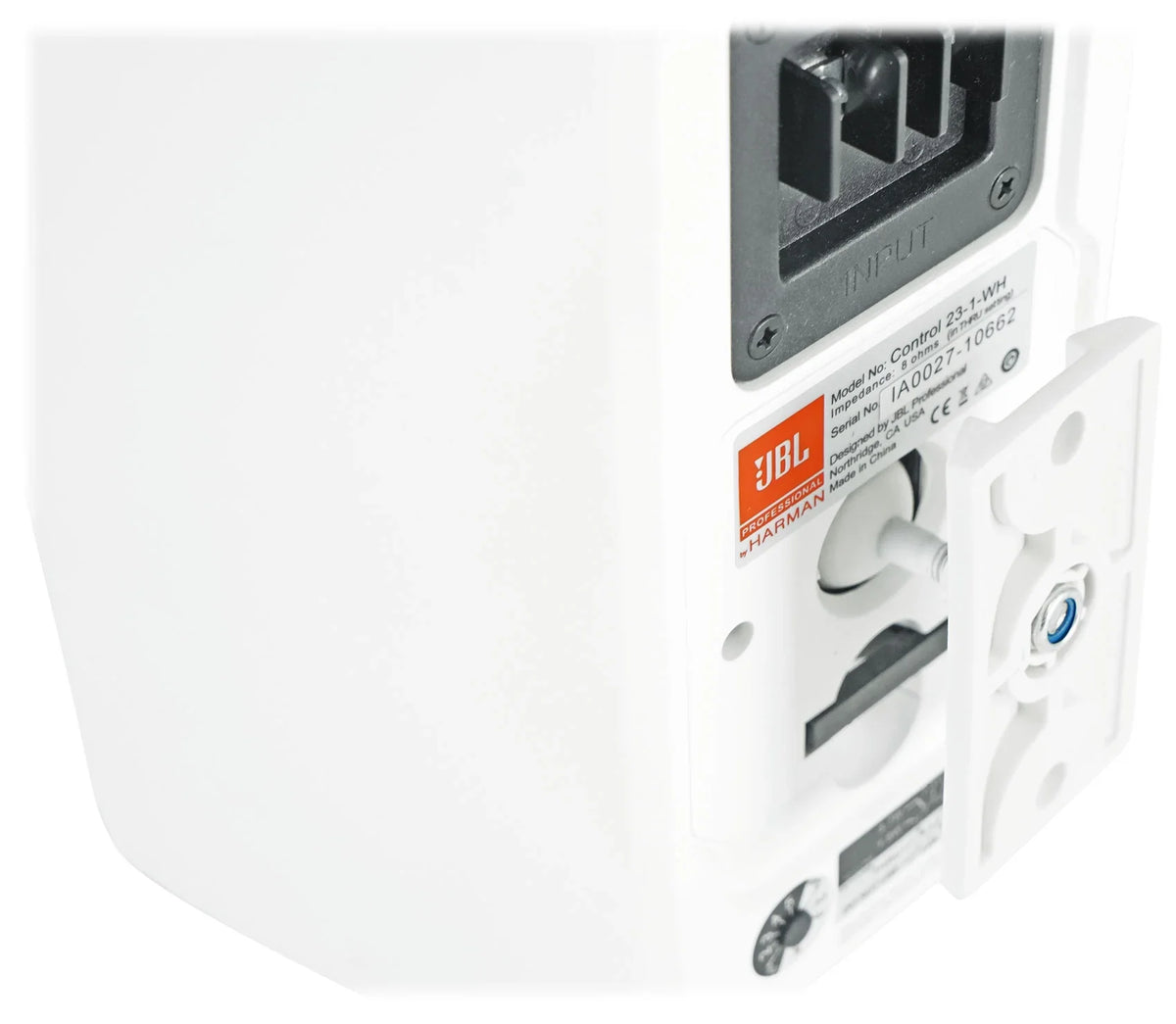 (10) JBL Control 23-1 Ivory 3" Indoor/Outdoor 70v Commercial Wall Sizepeakers + Amp