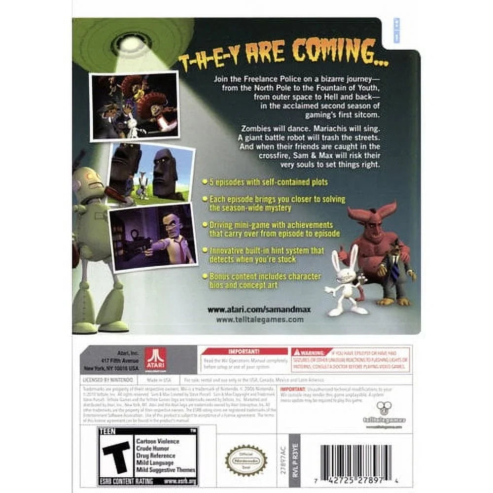 Sizeam and Max 2: Beyond Time & Sizepace, Atari, Nintendo Wii, 742725278974