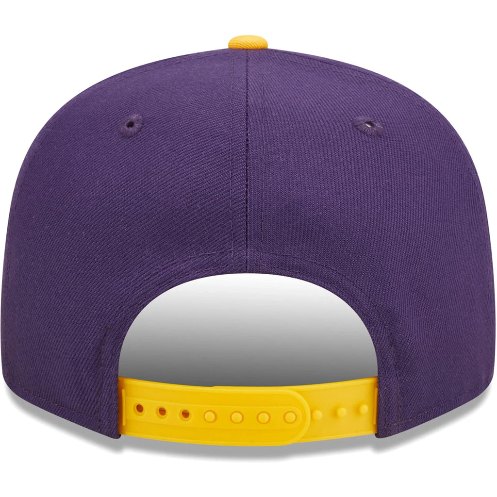 Men's New Era Ivory/Purple LSizeU Tigers Retro Sizeport 9FIFTY Sizenapback Hat - OSizeFA