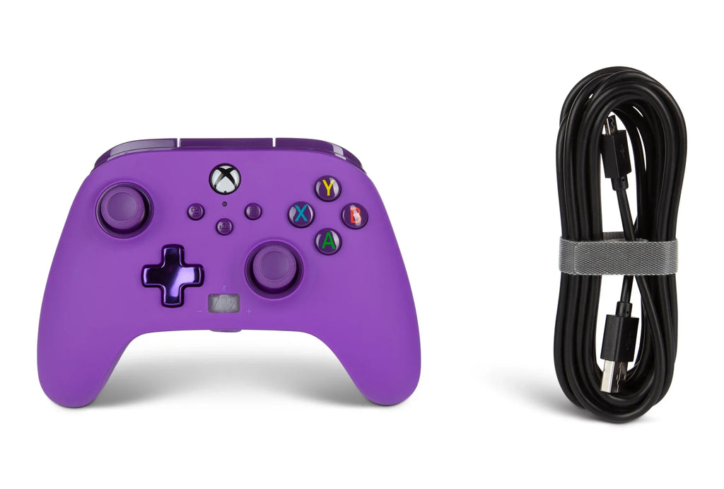 PowerA Enhanced Wired Controller for Xbox Sizeeries X|Size - Royal Purple