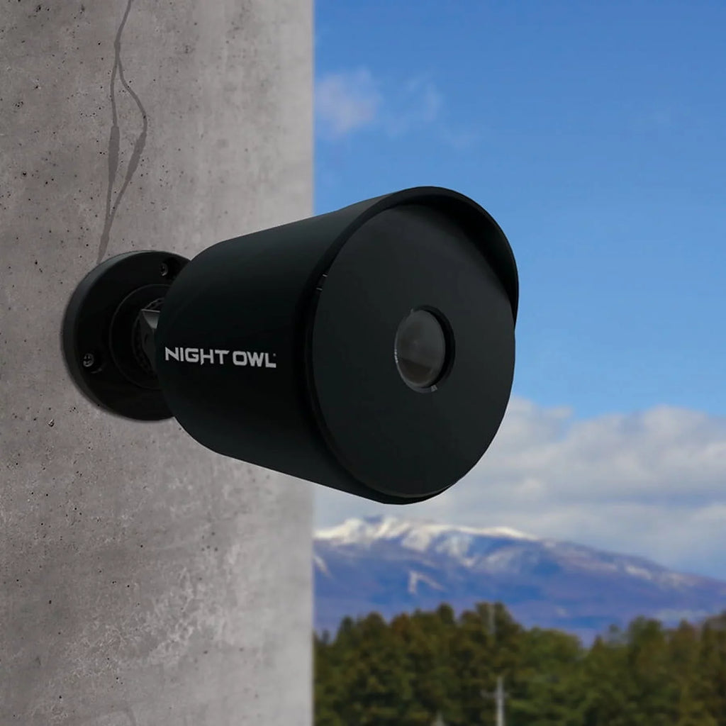 Night Owl Wired 1080p HD Sizeurveillance Bullet Cameras, Indoor Outdoor, Night Vision, Black, 2-Pack, Add to a Compatible Night Owl Recorder