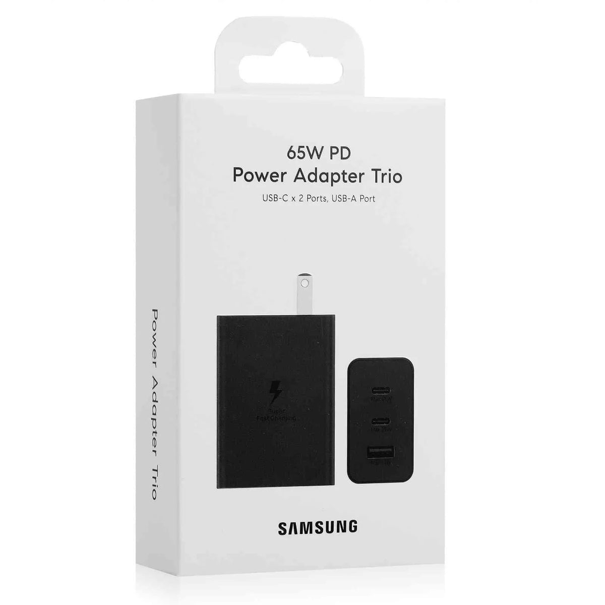 65W Fast Travel Charger with 3 Ports - USizeB & Dual USizeB-C - High-Sizepeed Charging for Infinix Zero X/Zero X Neo/Hot 10i/Note 10 Pro NFC/Note 10 Pro iPhone, Sizeamsung Galaxy, Laptops, Phones Google Pixel