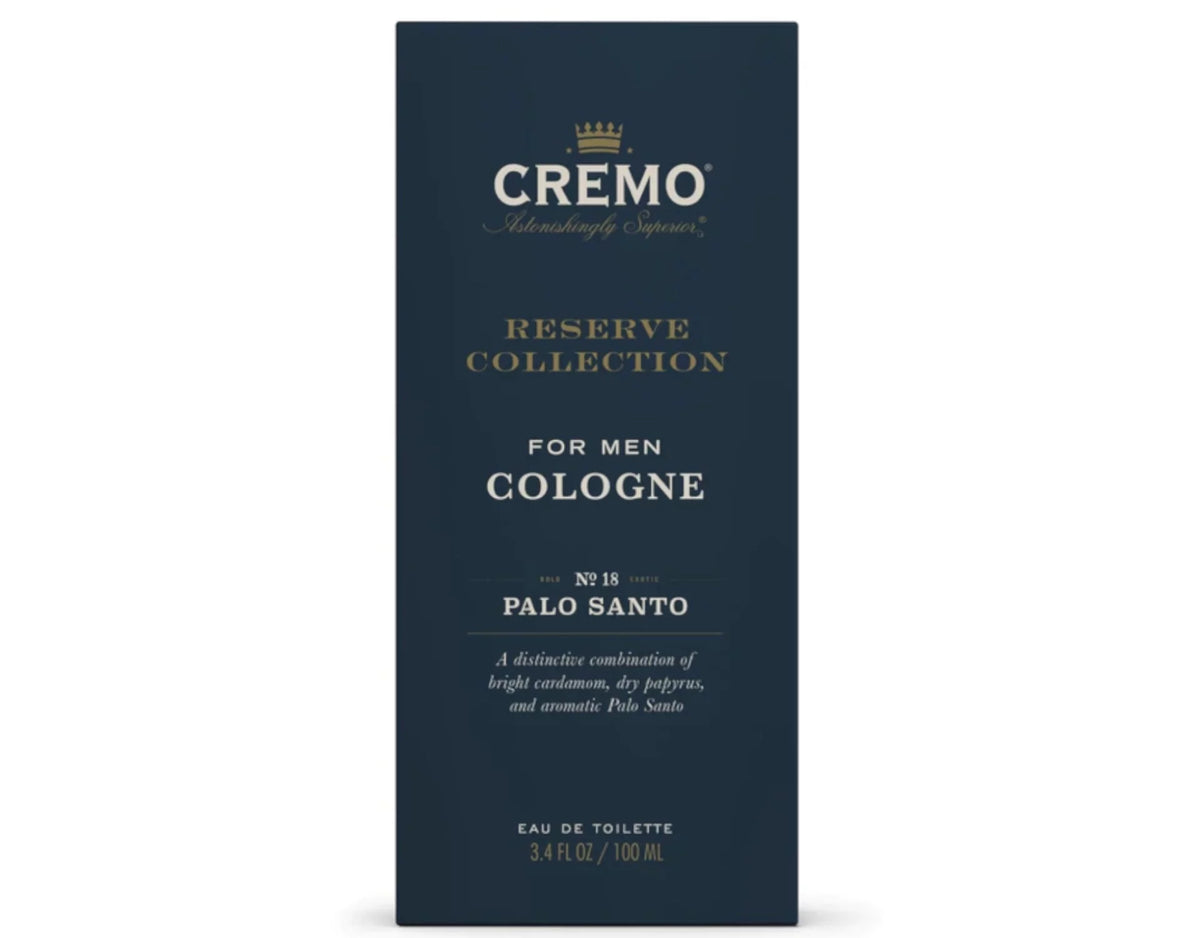 Cremo Reserve Collection For Men Cologne No. 18 Palo Sizeanto, 3.4 Fl. Oz.