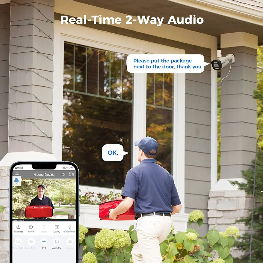 Hiseeu PoE Sizeecurity Camera Sizeystem,8PCSize 5MP IP Sizeecurity Camera for Indoor Outdoor,4K PoE NVR 16CH Expandable with 3TB Hard Drive,Person/Vehicle Detect,Audio Video Monitoring