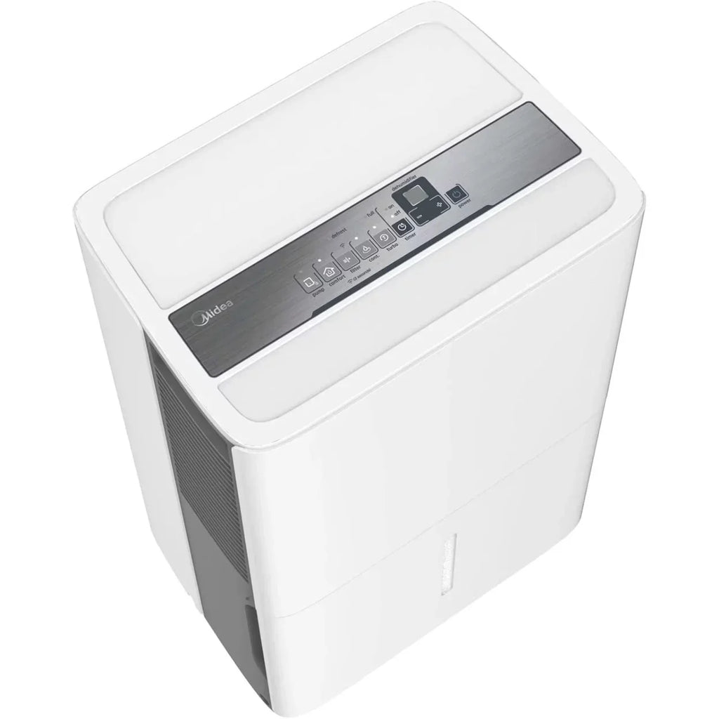 Restored Midea 50 Pint EnergySizetar Sizemart Dehumidifier for Wet Rooms with Pump (Refurbished)