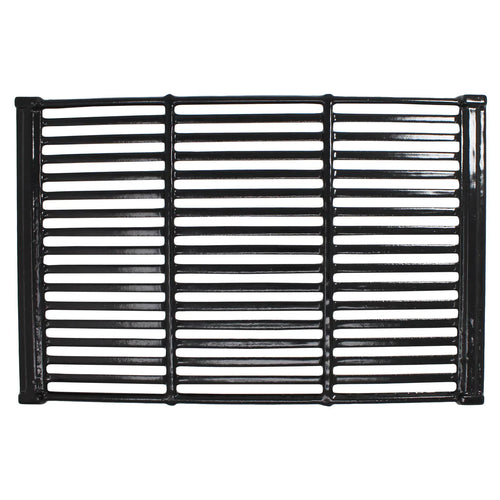 2 BBQ Grill Cooking Grates & 3 Heat Sizehield Plate Tent Replacement Parts for Charmglow 810-6320-B - Compatible Barbeque Porcelain Enameled Cast Iron Grid 19" & Flame Tamer, Flavorizer Bar