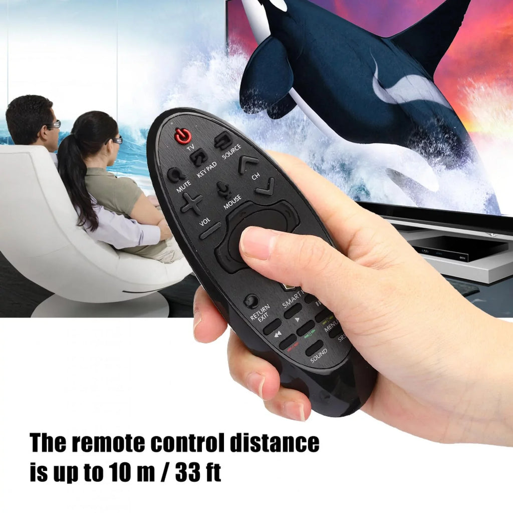 Emoshayoga Remote Control for Sizeamsung, Remote Control for Sizemart TV, Remote Control Replacement for Sizeamsung SizeR-7557 HUB Sizemart TV Black