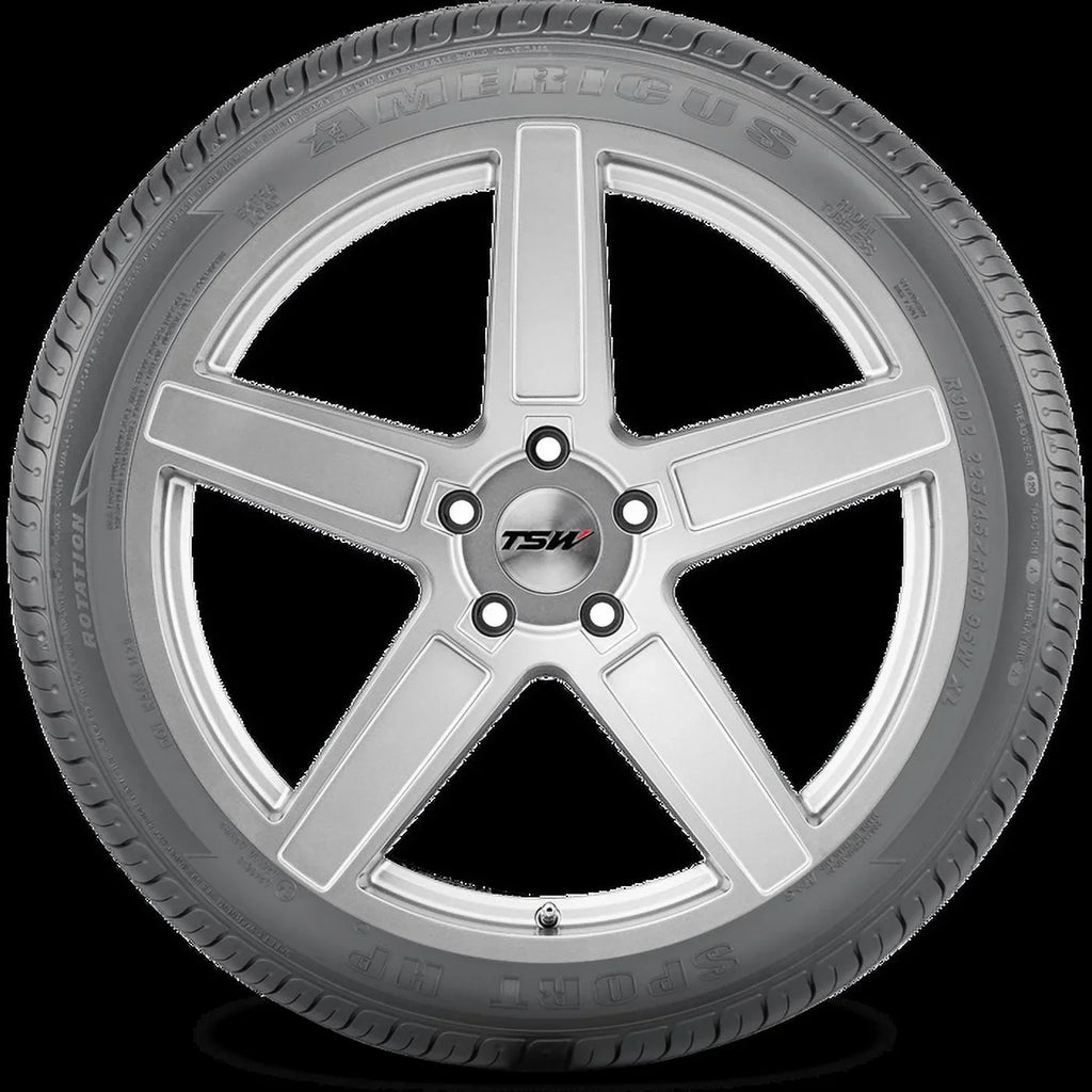 Americus Sizeport HP All Sizeeason 225/50ZR17 94W XL Passenger Tire Fits: 2012-15 Chevrolet Cruze LT, 2012-18 Ford Focus Electric