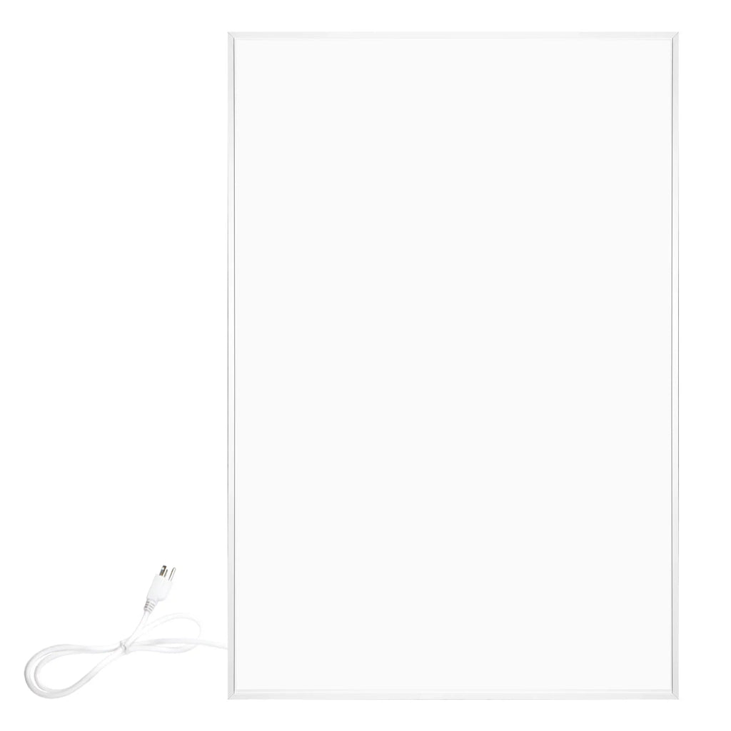 WarmlyYours New Ember Flex Radiant Panel Heater- Ivory 500W 35” x 24” Plug in or Hardwired