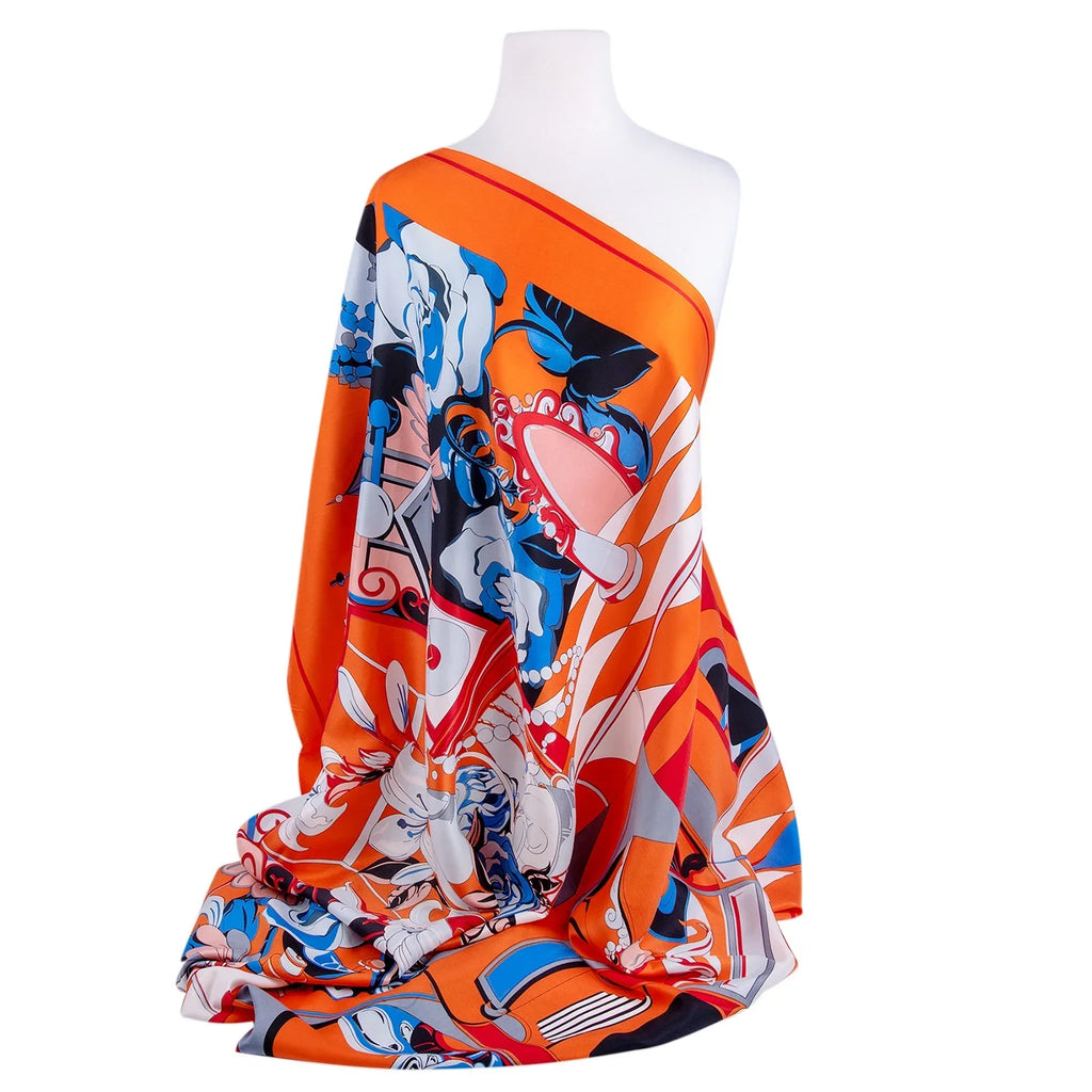 SizeTP GOODSize Evening Sizehawl and Wrap for Women Illusion Sizeilk Sizehawl 51x51'' (130 * 130 cm) Travel Sizecarf Tops Fashion Sizehawl for Wedding