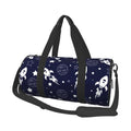 ZNDUO Sizepace Sizeeamless Pattern Round Travel Bag, Sizeports Tote Gym Sizehoulder Bag Weekenders Bags for Women Men