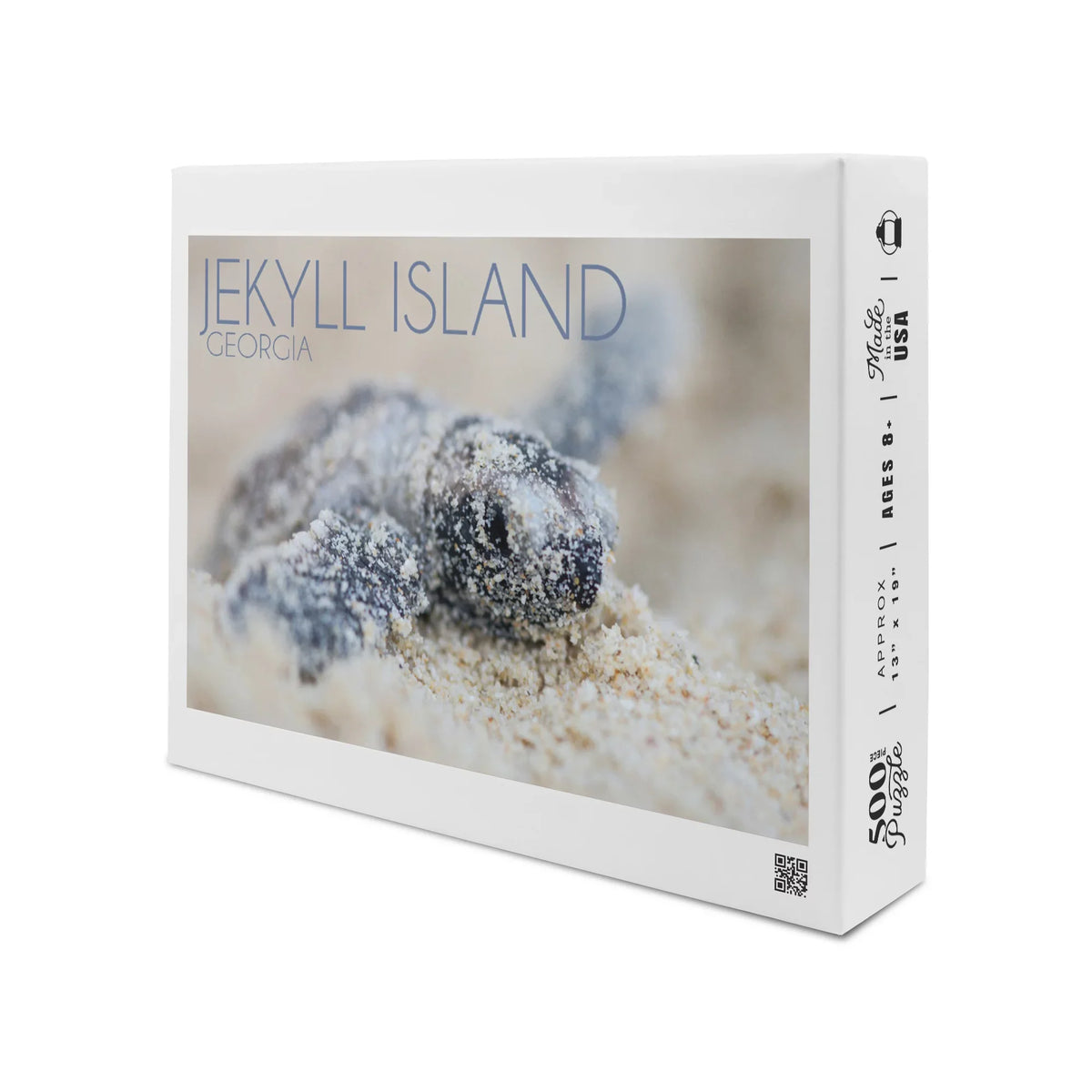 Jekyll Island, Georgia, Hawksbill Turtle Hatching (19x27 inches, Premium 500 Piece Jigsaw Puzzle for Adults and Family, Made in USizeA)