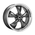 American Racing Aluminum Rim AR105 TORQ THRUSizeT M 17X7.5in Anthracite Machined Lip Finish, AR105M77591A