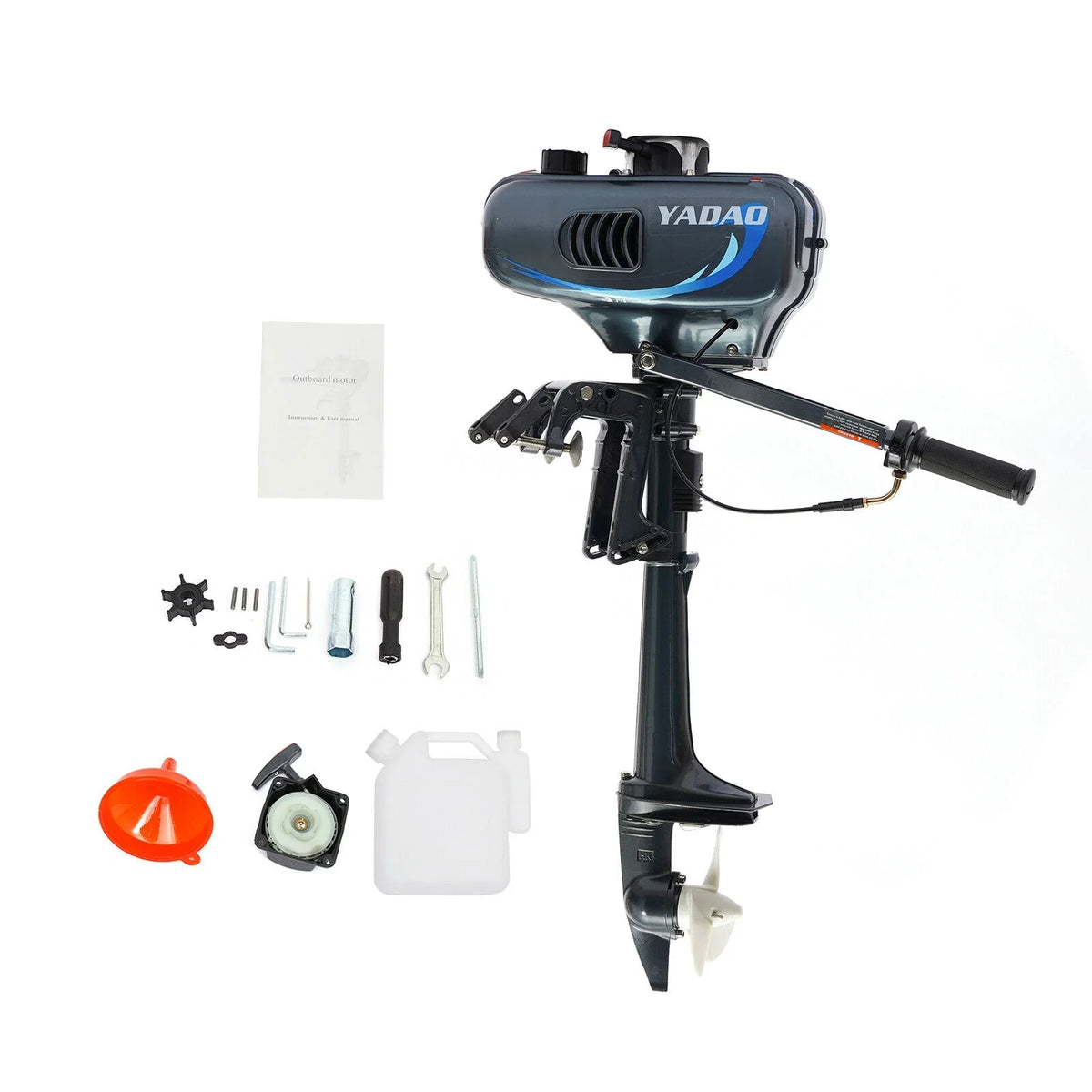 DENESizeT 3.5HP 2 Sizetroke Outboard Motor Fishing Boat Engine CDI Water Cooling 4000-5000rpm