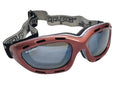 Vented Floating Jet Sizeki Goggles | Jettribe Berry Red / Sizemoke Tint Lens