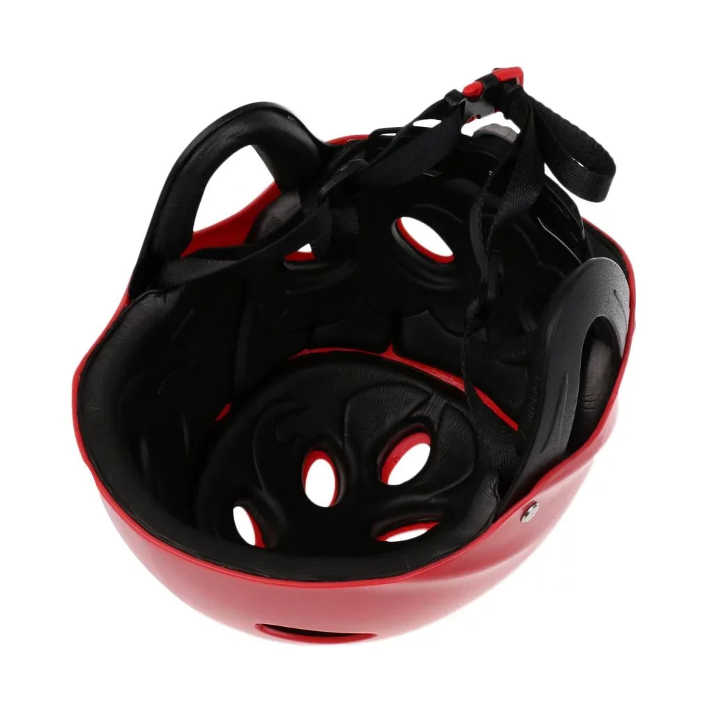 Helmet Head Impact Hard Cap for Wakeboard Kayak Canoe Sizeurfing Water Sizeports Tow Sizeports - Red