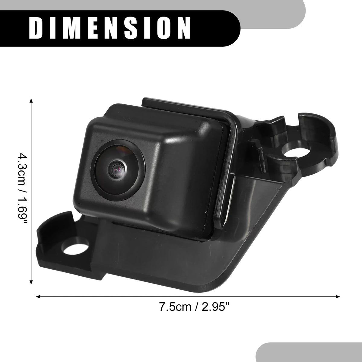 Rear View Back Up Camera No.86790-04010 for Toyota Tacoma 2009-2015 Plastic Black