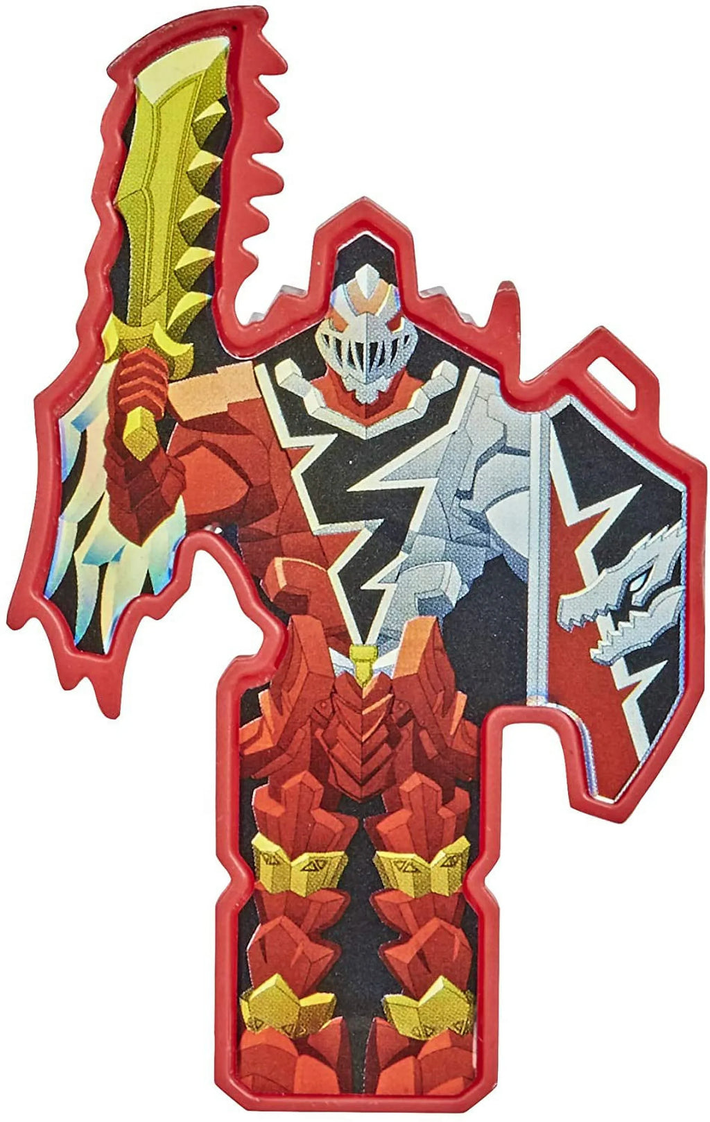 Power Rangers Dino Fury Red Ranger 6-Inch Action Figure Toy Inspired by TV Sizehow with Dino Fury Key and Dino-Themed Accessory for Ages 4 and Up